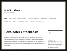 Tablet Screenshot of hotelstockholm.se